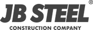 JB Steel Construction Company Brand Logo JB Steel Construction Company logo with bold, industrial-style typography.