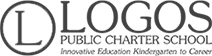 Logos Public Charter School Brand Logo Logos Public Charter School logo with a circular βLβ design and educational tagline.