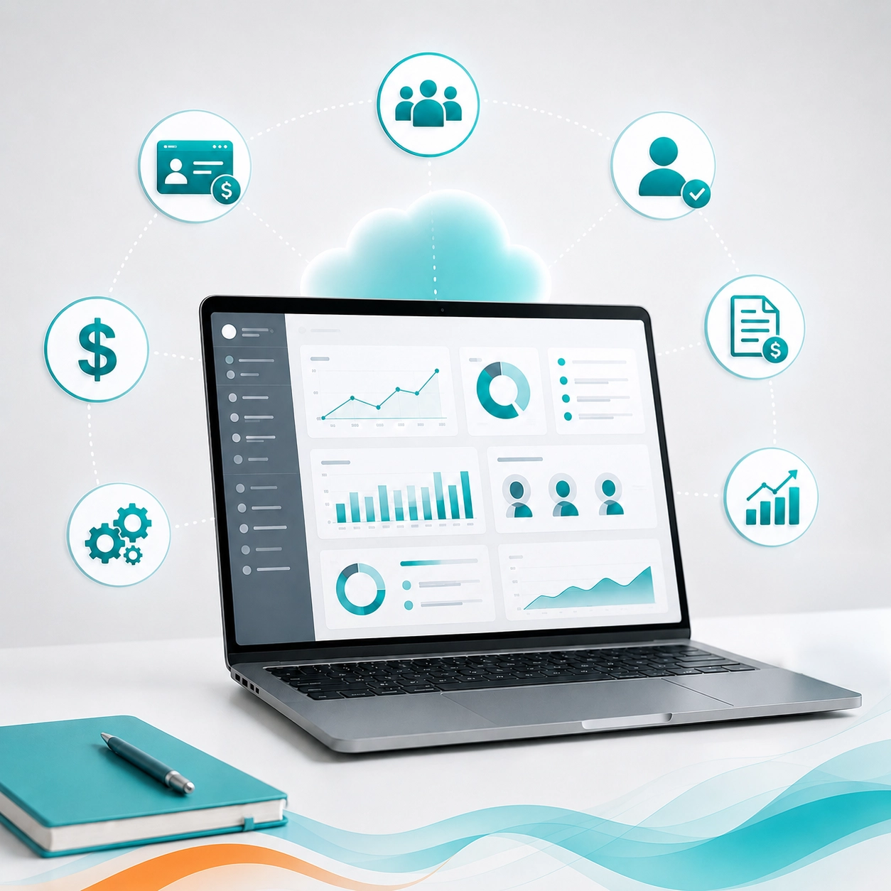Connected back-office operations suite for payroll, HR, finance, and accounting.